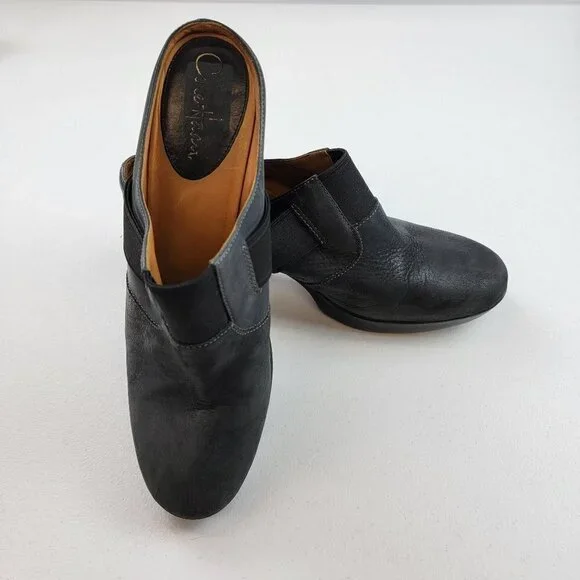 Cole Haan Air Sara Clogs Black Suede Patform Mules Women's Size 9.5 B - Picture 2 of 11